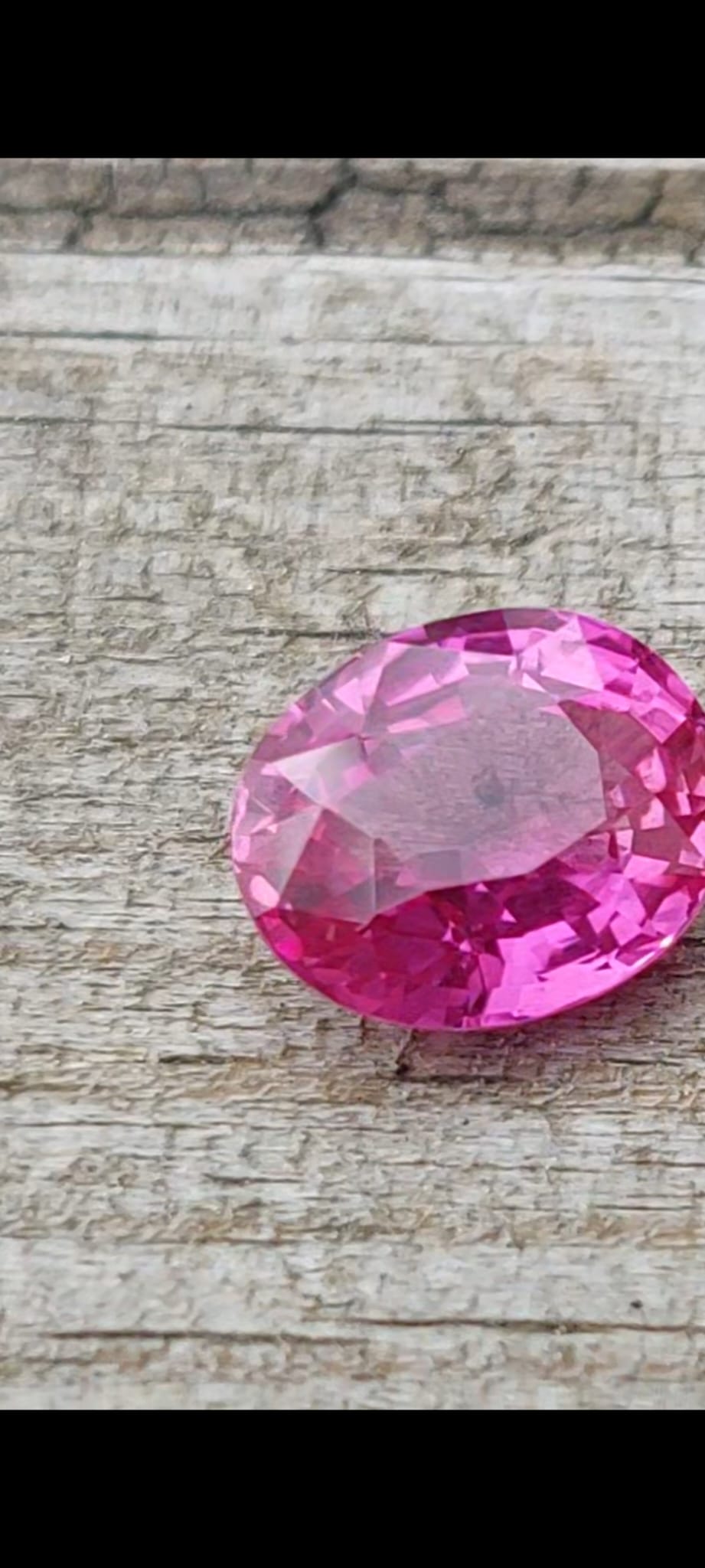 3.23 ct Natural Burmese Pink Sapphire – Untreated, Oval Brilliant/Step Cut, SSEF Certified