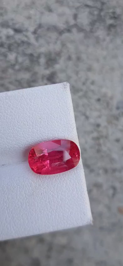 4.13 ct Natural Mahenge Pink Spinel – Oval Brilliant Cut, Untreated, GFCO Certified